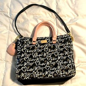 Betsey Johnson Tote bag with optional strap